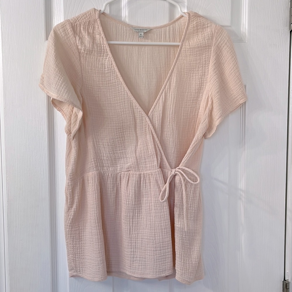 Women’s Lucky Brand faux wrap top